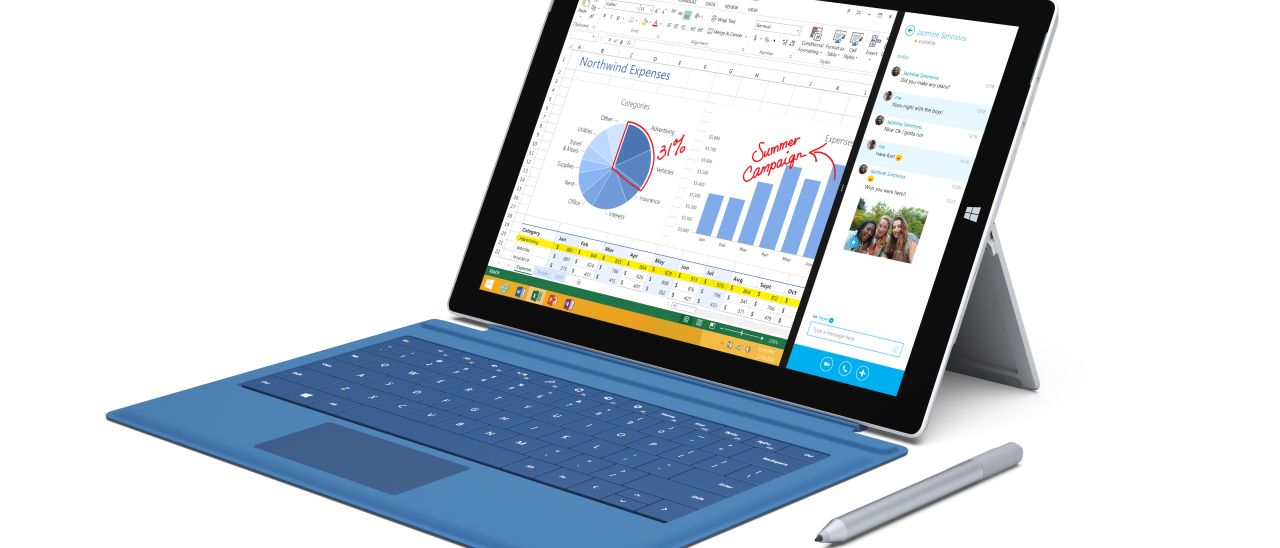 Surface Pro 3, tre processori per cinque versioni
