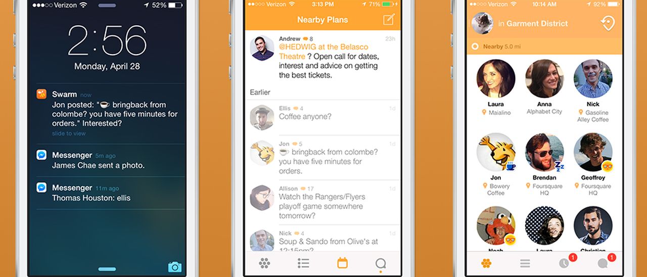 Swarm per iOS