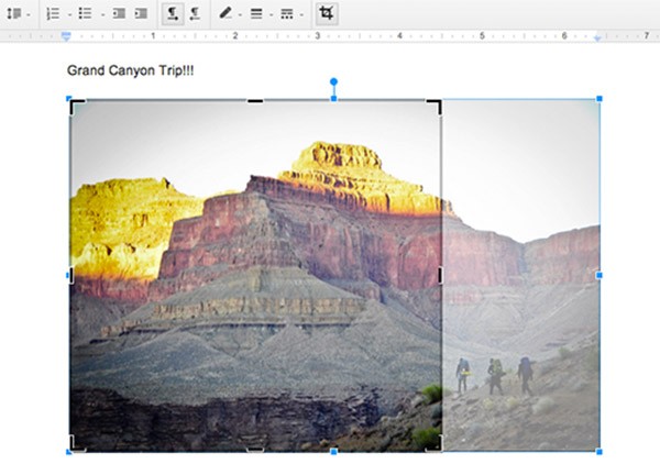 Nuovi strumenti per l'elaborazione delle immagini inserite nei Documenti di Google Drive