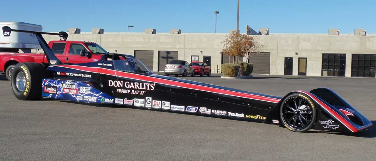 Un dragster elettrico da record