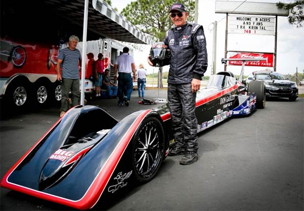 Don Garlits e il suo dragster elettrico