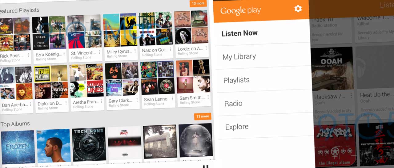 Google Play Music e l'app ottimizzata per iPad