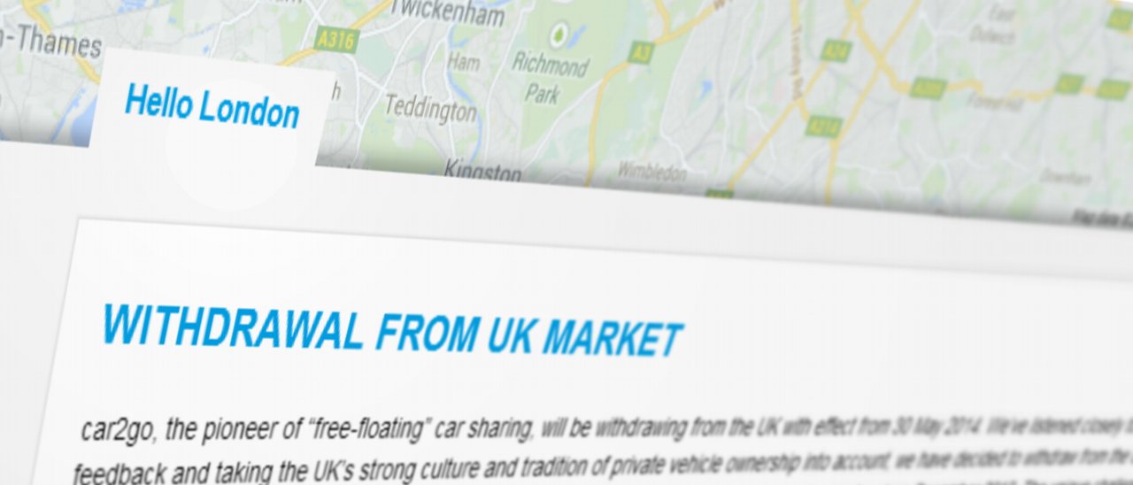 Car2Go, hello London