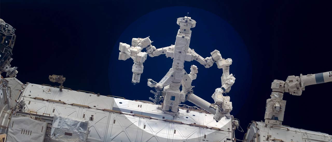 Un braccio robotico per le riparazioni sulla ISS
