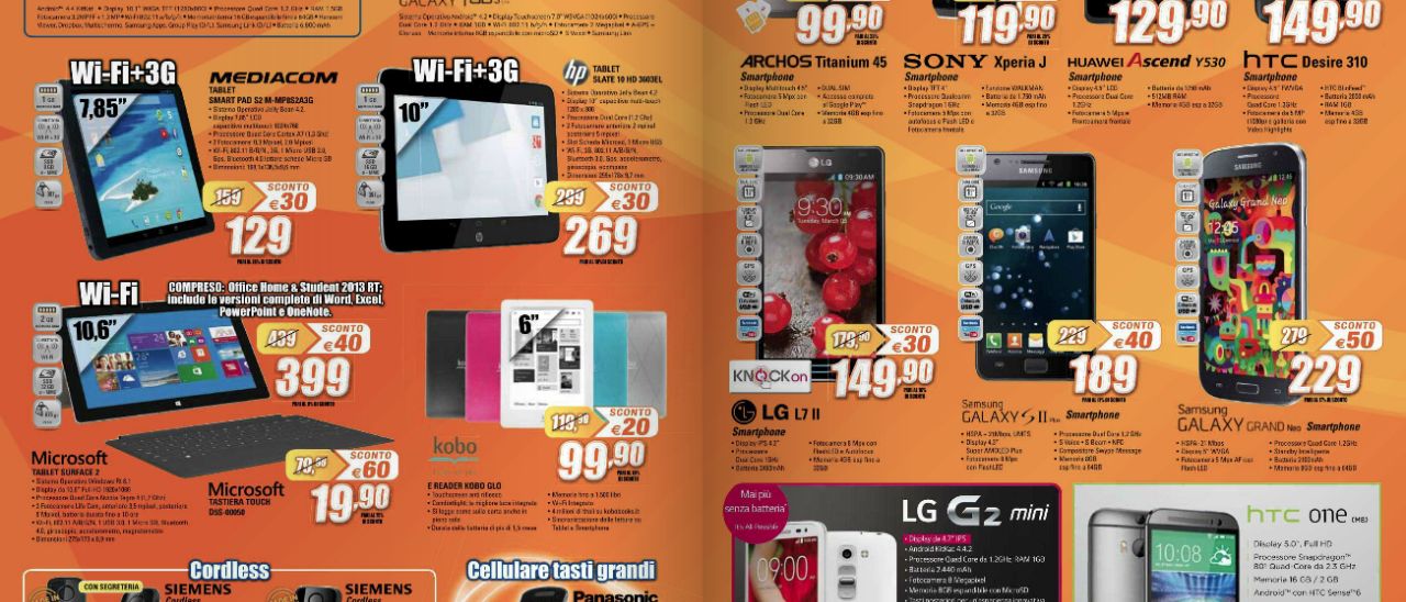 Volantino Marcopolo Expert, Surface 2 a 399 euro