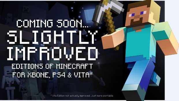 Minecraft: le versioni PlayStation 4, Xbox One e PS Vita escono ad agosto