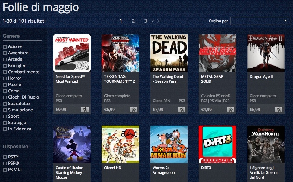 PlayStation Store, arrivano le follie di maggio: ecco tutti gli sconti