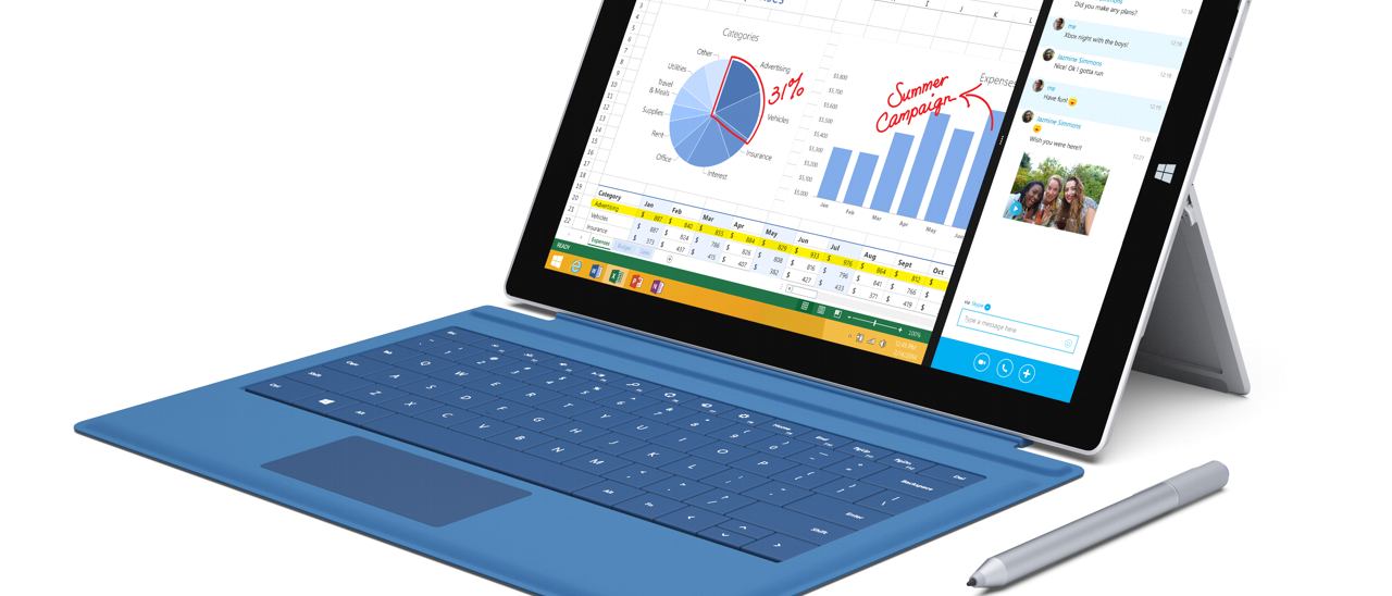 Surface Pro 3 regala Office 365 Personal