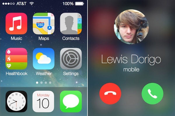 Concept interfaccia iWatch