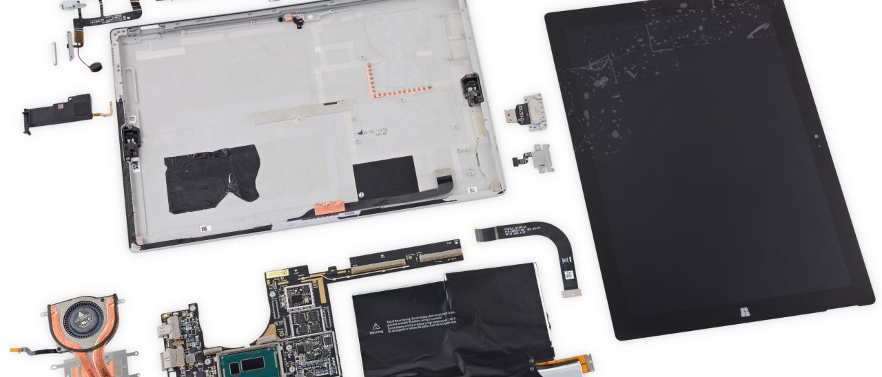 Surface Pro 3, impossibile da riparare