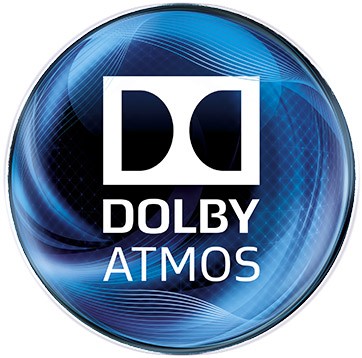 Il logo della tecnologia Dolby Atmos