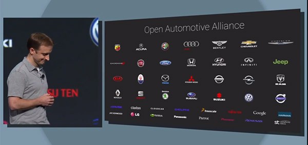 I partner del progetto Open Automotive Alliance confermati da Google all'evento I/O 2014