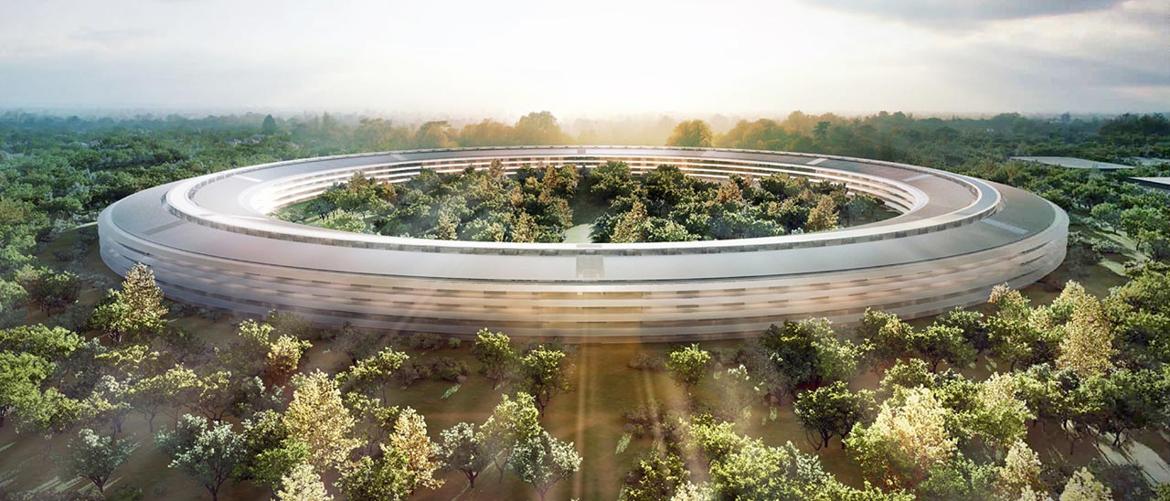 Il nuovo Campus di Cupertino prende forma