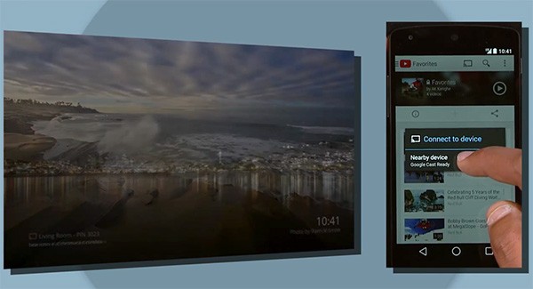 Google Chromecast e il casting dai dispositivi nelle vicinanze