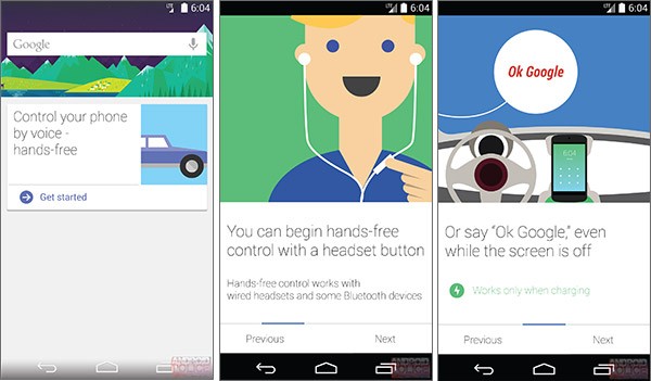 Mock-up per l'interfaccia di Google KITT