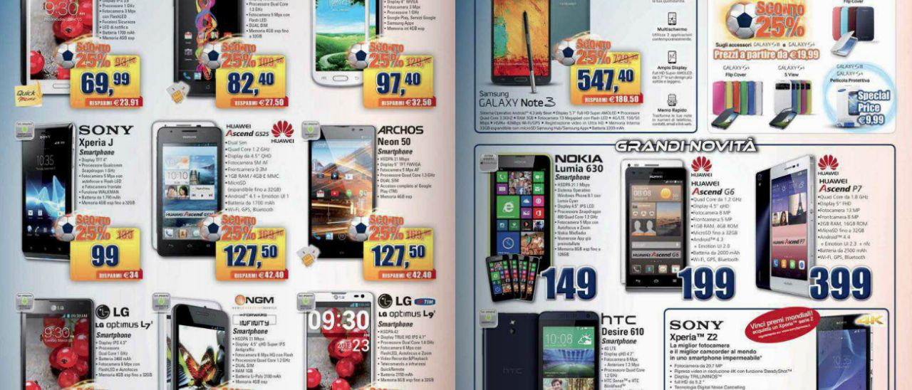 Volantino Unieuro&Expert, Surface 2 scontato