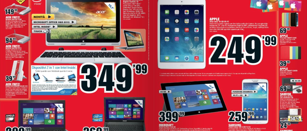 Volantino Mediaworld: arriva il Nokia Lumia 635