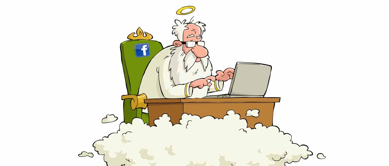 Facebook, test sui sentimenti: un dio crudele