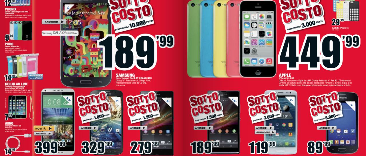 Sottocosto Mediaworld, iPhone 4S a 259 euro