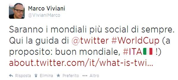 tweet mondiali