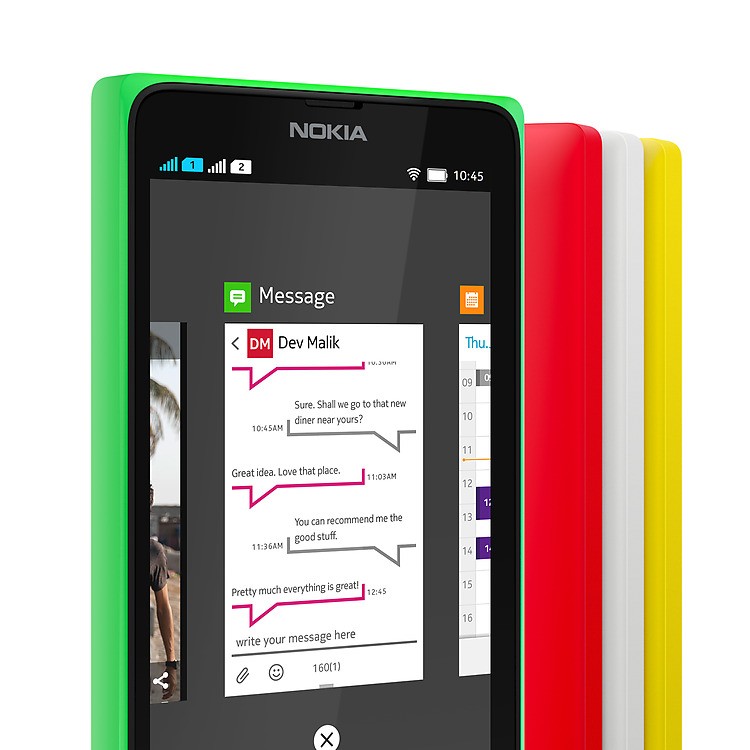 App Switcher su Nokia X