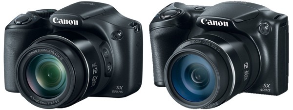Le due nuove Canon PowerShot SX520 HS e PowerShot SX400