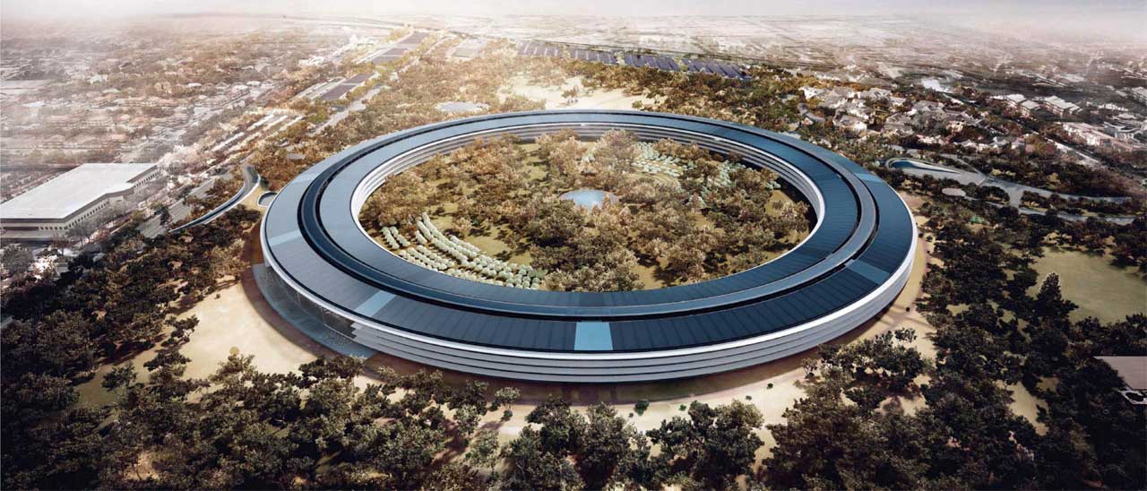 Campus di Cupertino: compaiono le prime pareti