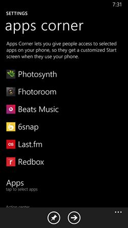 Windows Phone 8.1 Update 1 - Apps Corner