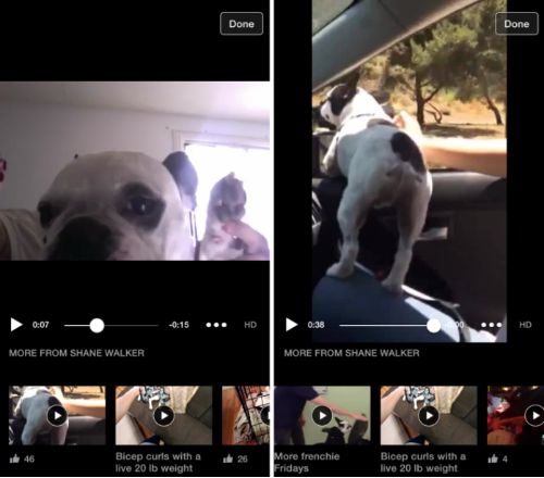 Facebook new video player