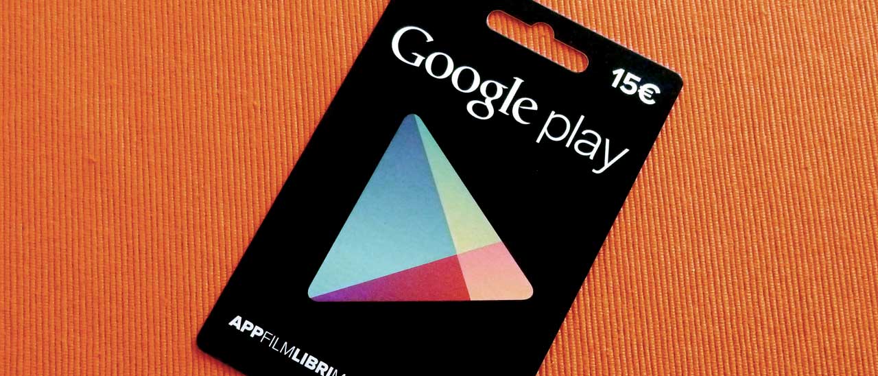 Google Play: come usare le carte regalo