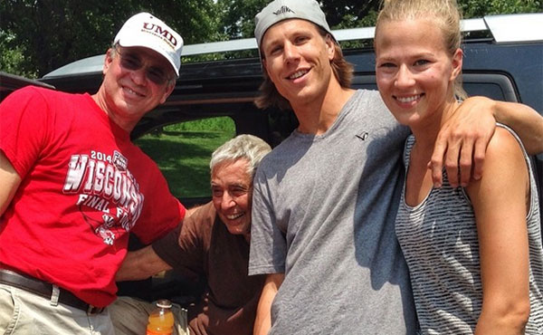 David Lesh, Guillermo DeVenecia e i suoi familiari dopo il salvataggio