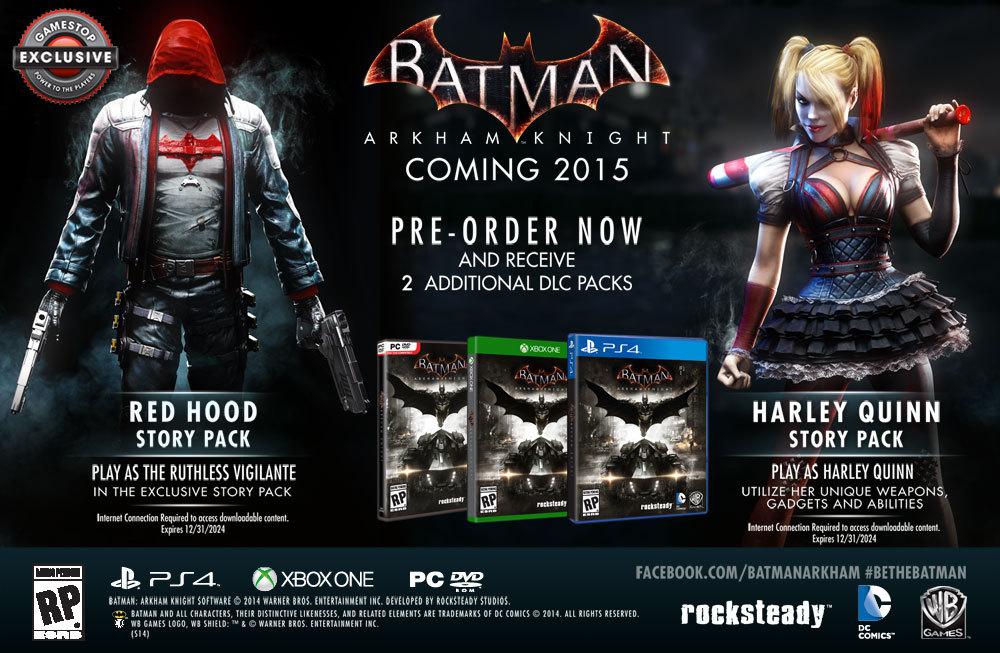 Batman: Arkham Knight, svelato il DLC storia dedicato a Red Hood
