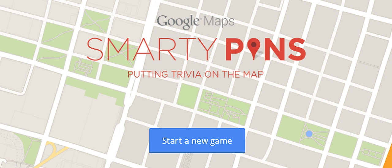 Smarty Pins, un quiz per Google Maps
