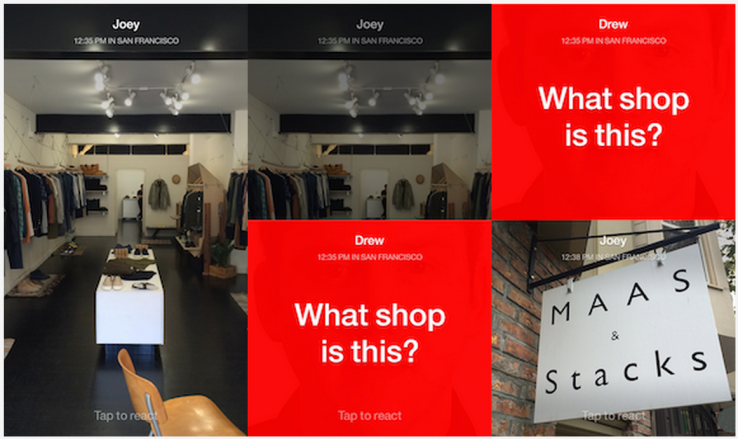 La funzionalità "reactions-to-reactions" di Slingshot.