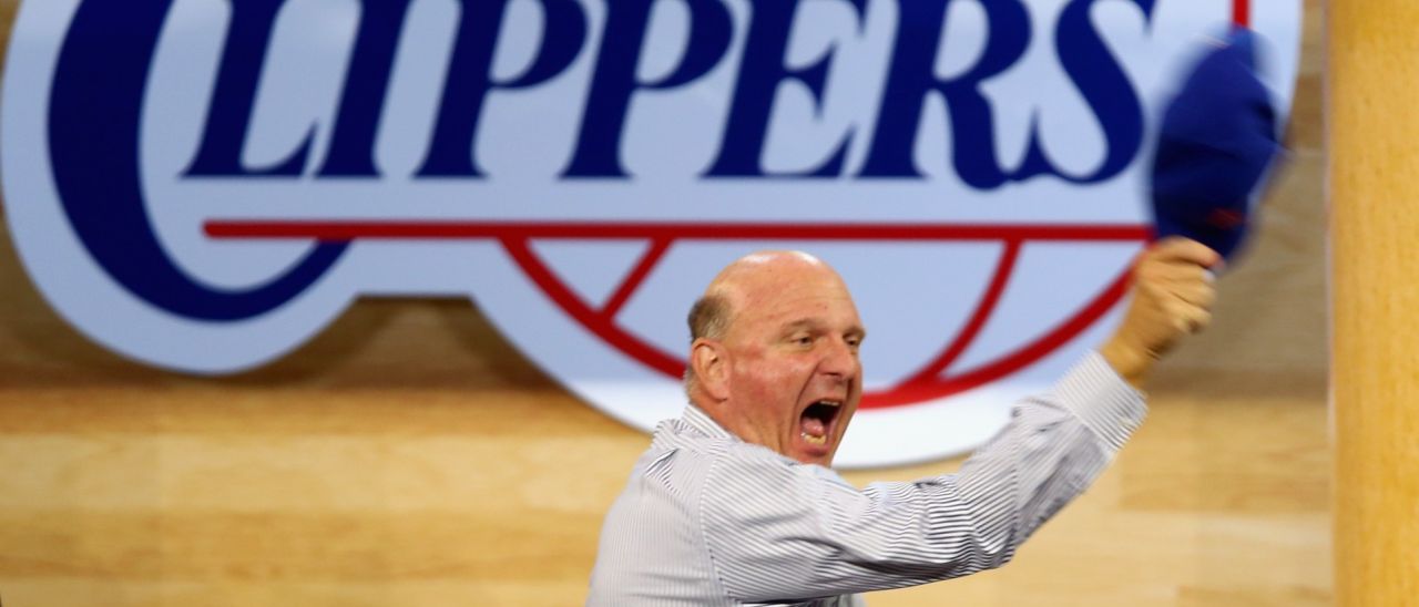 Steve Ballmer lascia Microsoft per il basket