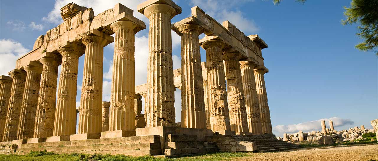 Google: Page e Brin a Selinunte, in Sicilia (up.)