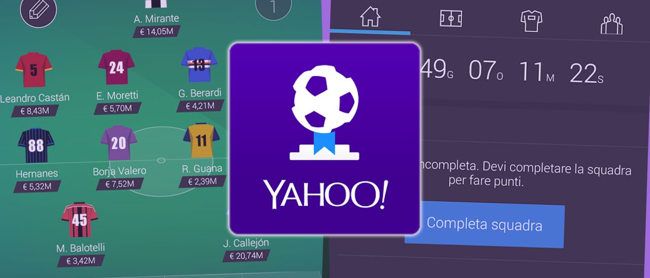 Yahoo! Fantasy Calcio da oggi su Android e iOS