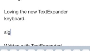 TextExpander Keyboard