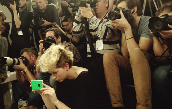 Nokia Lumia 830 alla London Fashion Week