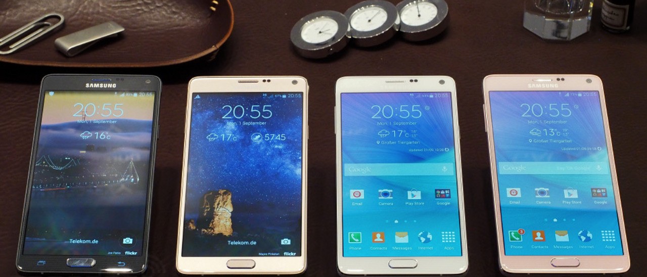 Samsung svela Galaxy Note 4, più potente e bello
