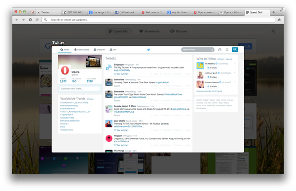 Tab Preview in Opera 24