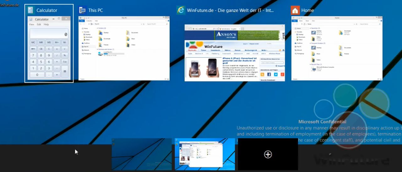 Windows 9, desktop virtuali in video