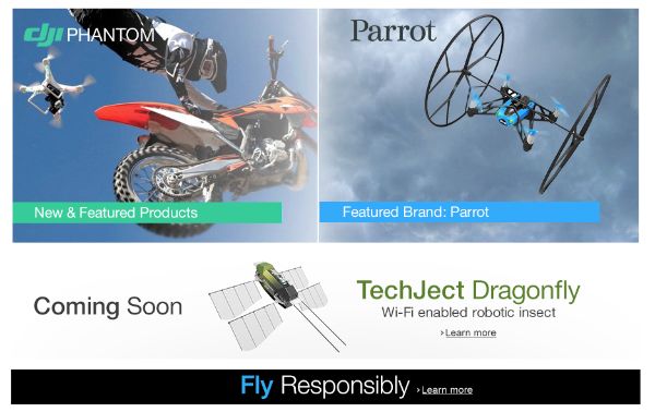 Amazon apre un negozio per i droni