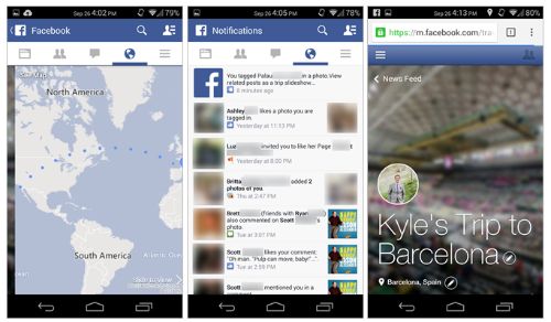 faceboook trip slideshow