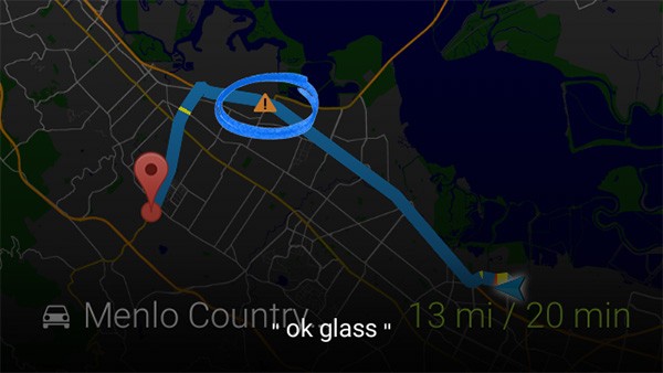 L'update XE21.0 di Google Glass introduce la segnalazione degli incidenti per quanto riguarda la navigazione stradale, grazie alla tecnologia di Waze
