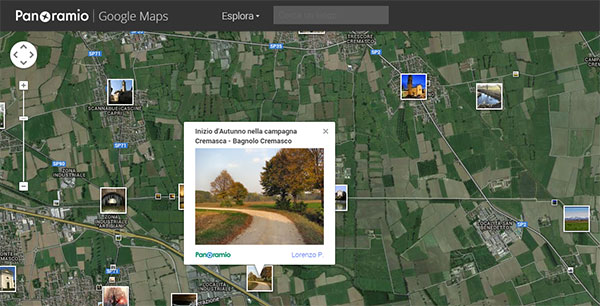 Una raccolta di immagini disponibili su Panoramio