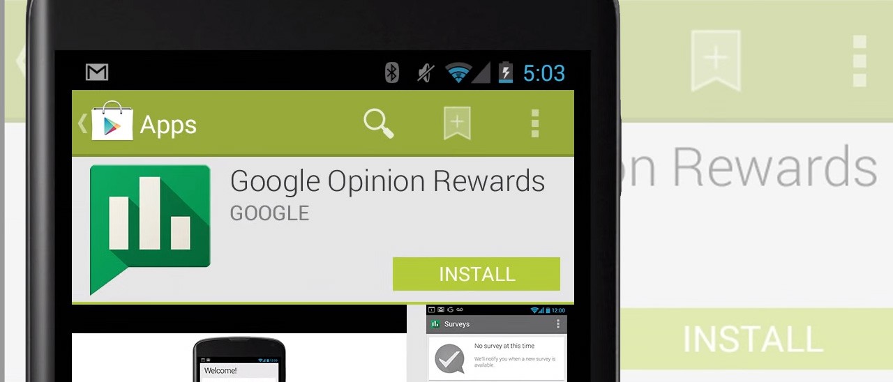 Credito gratis su Play Store con i sondaggi Google