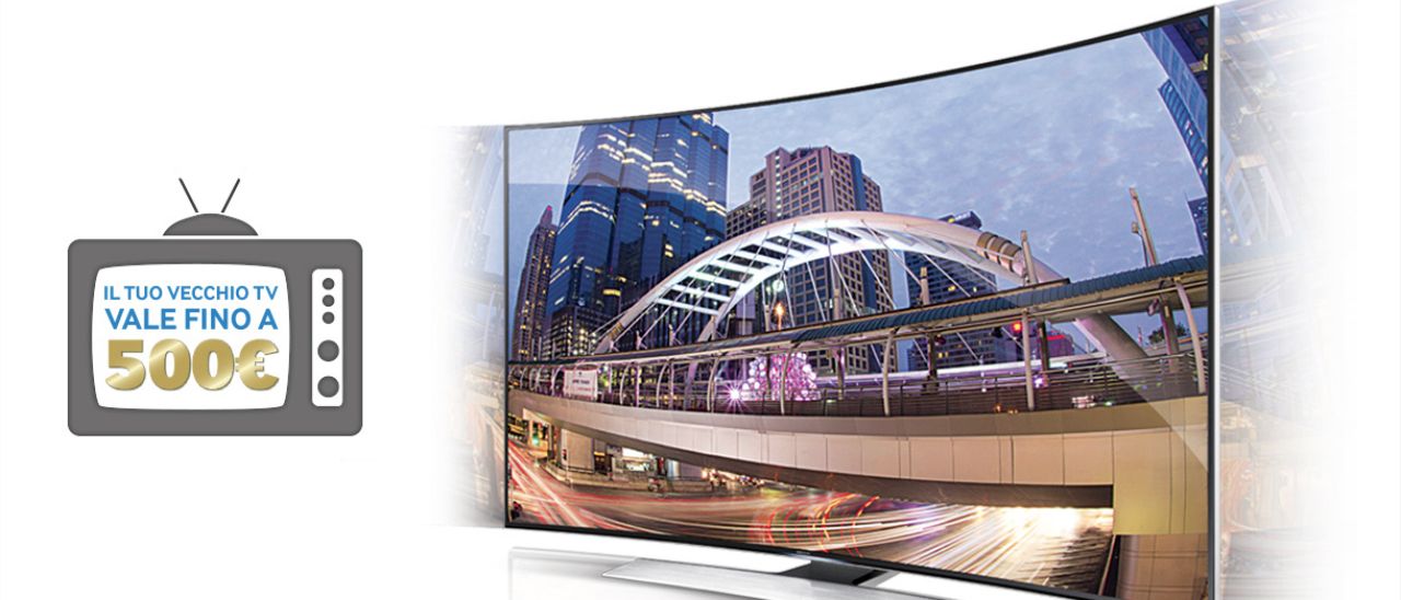 Samsung supervaluta il vecchio TV sino a 500 euro