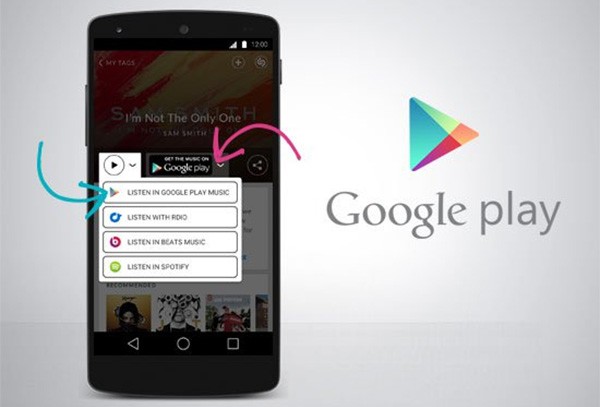 Da oggi il riconoscimento dei brani musicali con Shazam mostra un link per l'ascolto sulla piattaforma Google Play Music