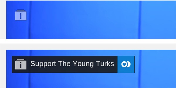 Il pulsante per le donazioni su YouTube